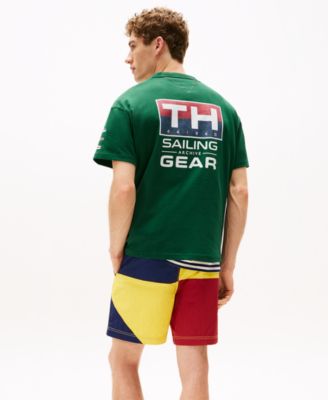 Мужская парусная футболка с круглым вырезом и коротким рукавом от Tommy Hilfiger