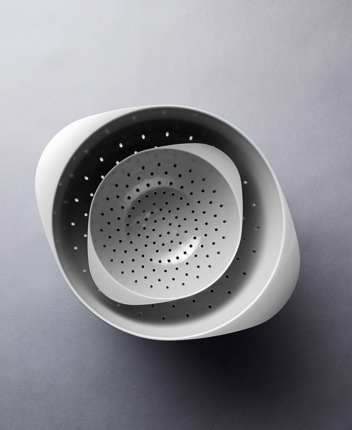 Rosti Margrethe 2-piece Colander Set In White