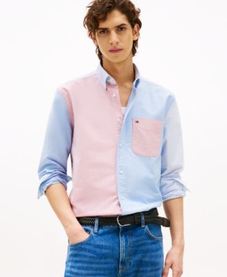 Tommy Hilfiger - Men's Relaxed-Fit Colorblocked Shirt