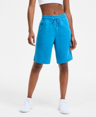 Women's Cotton-Blend Pull-On Bermuda Shorts