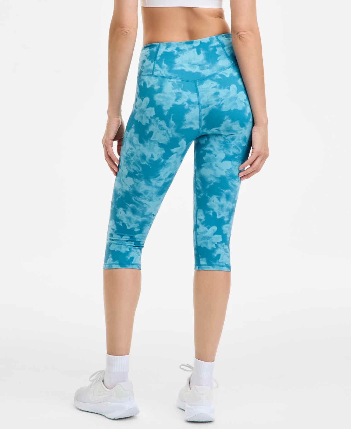 Id Ideology Women's Abstract Printed Soft Cropped Leggings, Exclusively At Macy's