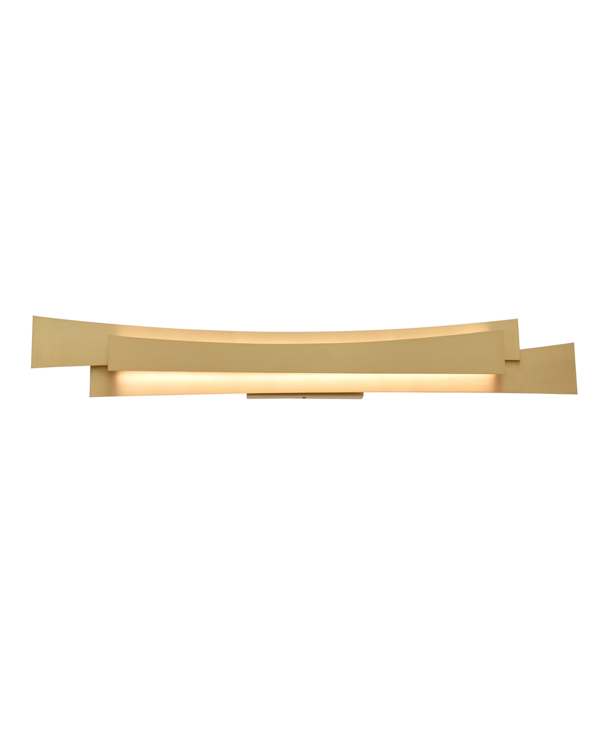 Shop Cwi Lighting 5.20" Metal Candora Integrated Led Vanity Light In Brass