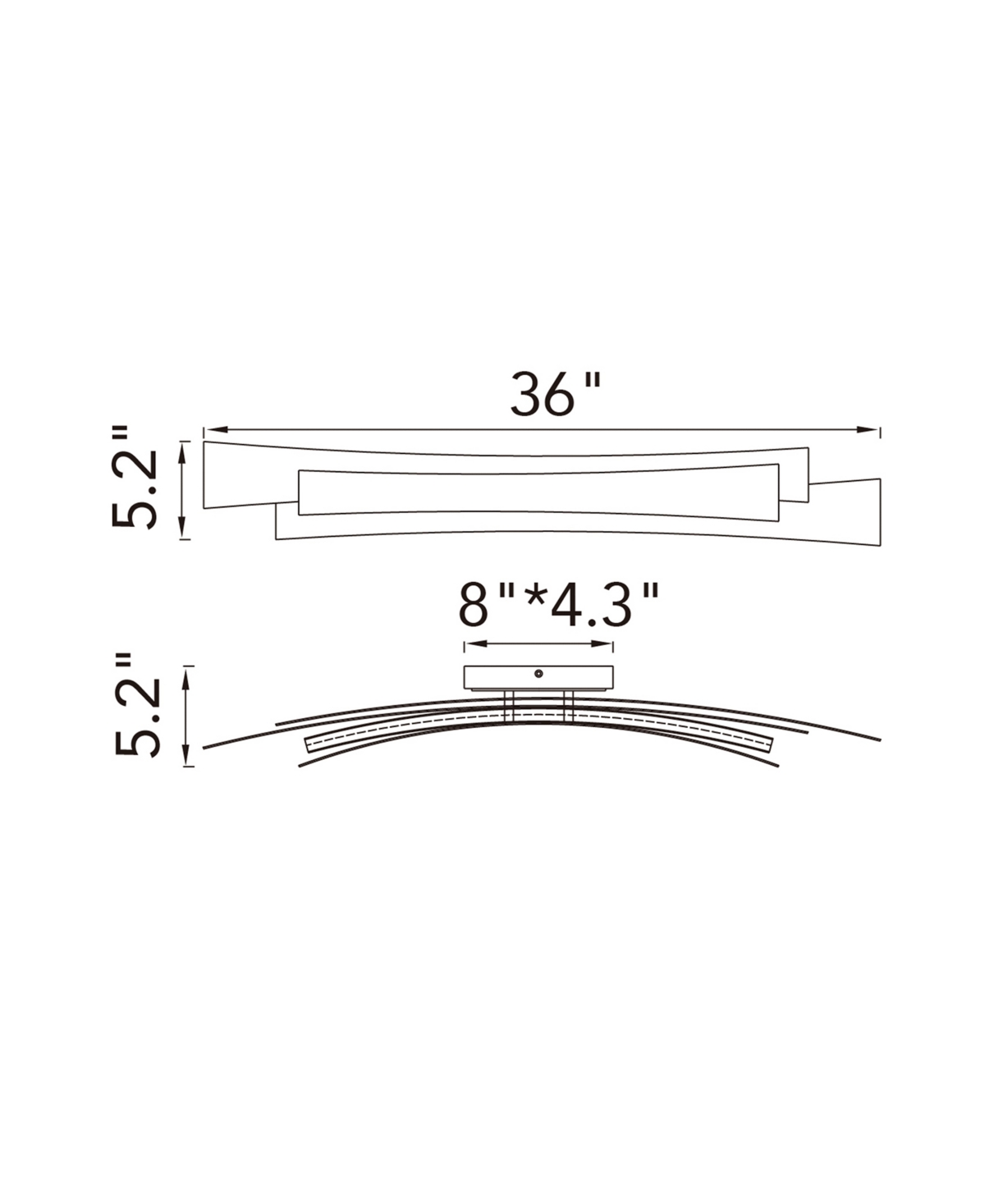 Shop Cwi Lighting 5.20" Metal Candora Integrated Led Vanity Light In Black