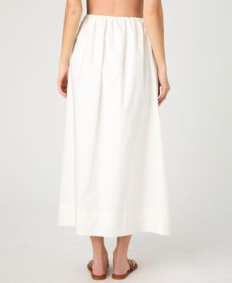 ОБРАЗ PDP HERO LOOK - Женский укороченный топ из хлопка Nomi от French Connection и юбка миди из хлопка Nomi