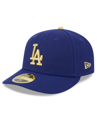 Men's Royal Los Angeles Dodgers 2025 Gold Collection Low Profile 59FIFTY Fitted Hat