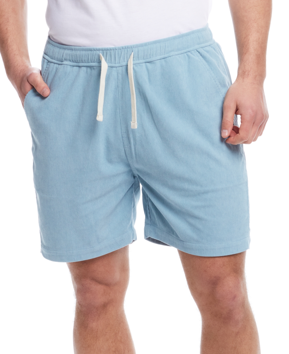 Men's Regular-Fit 6" Corduroy Cabana Shorts - Cream