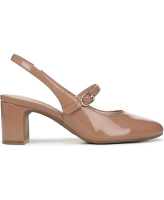 Women's Trust Block Heel Mary Jane Slingback Pumps