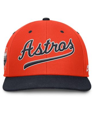 Men's Orange/Navy Houston Astros Cooperstown Collection Pro Performance Snapback Hat