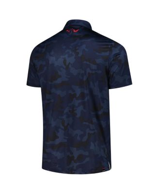 Men's x Volition America Navy THE PLAYERS Camo Polo Shirt