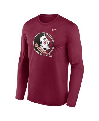 Men's Garnet Florida State Seminoles Primetime Primary Legend Long Sleeve T-Shirt