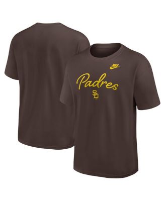 Nike - Men's Brown San Diego Padres Cooperstown Max90 T-Shirt