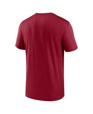 Men's Crimson Oklahoma Sooners Legend Basketball Icon Performance T-Shirt