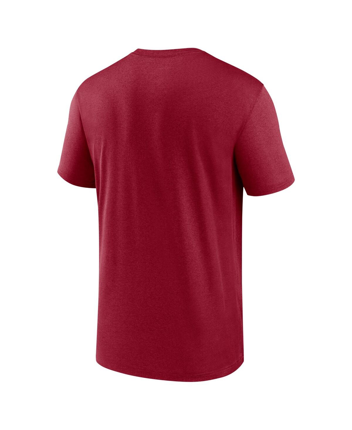 Nike Cardinal Stanford Cardinal Basketball Drop Legend Performance T-shirt In Crimson