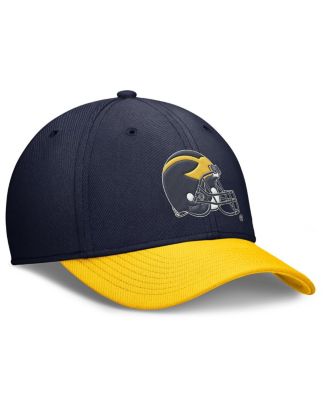 Men's Navy Michigan Wolverines Rise Performance Flex Hat