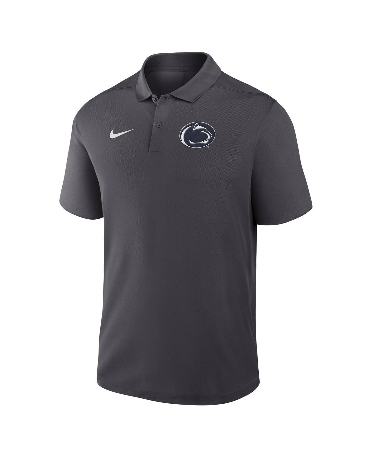 Nike Anthracite Penn State Nittany Lions Primetime Victory Primary Logo Performance Polo In Anthracite
