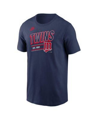 Men's Navy Minnesota Twins Cooperstown Collection Retro T-Shirt