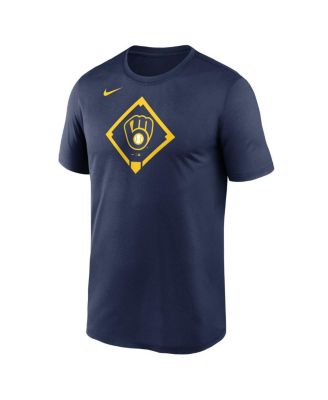 Men's Navy Milwaukee Brewers Icon Legend Performance T-Shirt