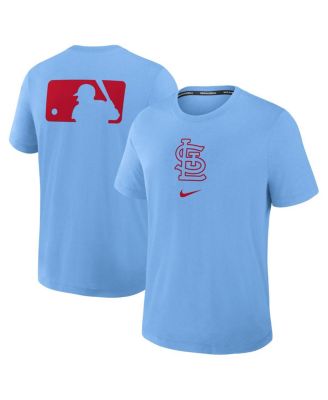 Men's Light Blue St. Louis Cardinals Authentic Collection Early Work Tri-Blend Performance T-Shirt
