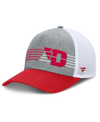 Fanatics - Men's Heather Gray/Red Dayton Flyers Profile Trucker Adjustable Hat