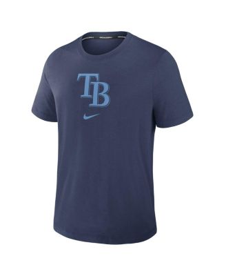 Men's Navy Tampa Bay Rays Authentic Collection Early Work Tri-Blend Performance T-Shirt
