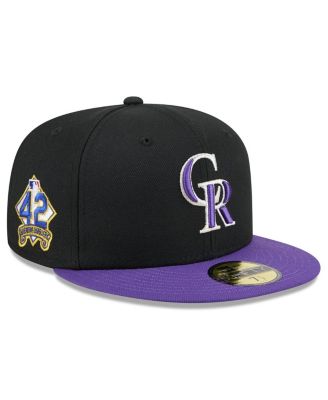 New Era - Men's Black Colorado Rockies 2025 Jackie Robinson Day 59FIFTY Fitted Hat