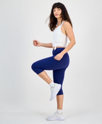 ID Ideology - Women's Soft Flex Solid-Color Cropped Leggings