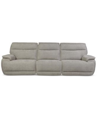 Macy's Ozryn Zero Gravity Fabric Sectional Collection Created For Macys In Silver