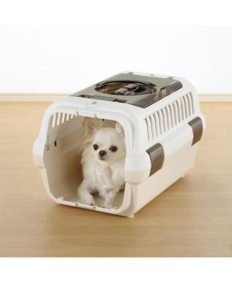 Double Door Pet Carrier II: Small - White