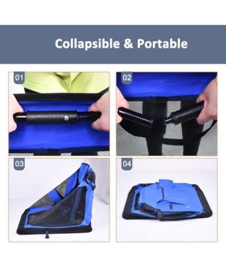 Soft Pet Crate: 36" - Blue