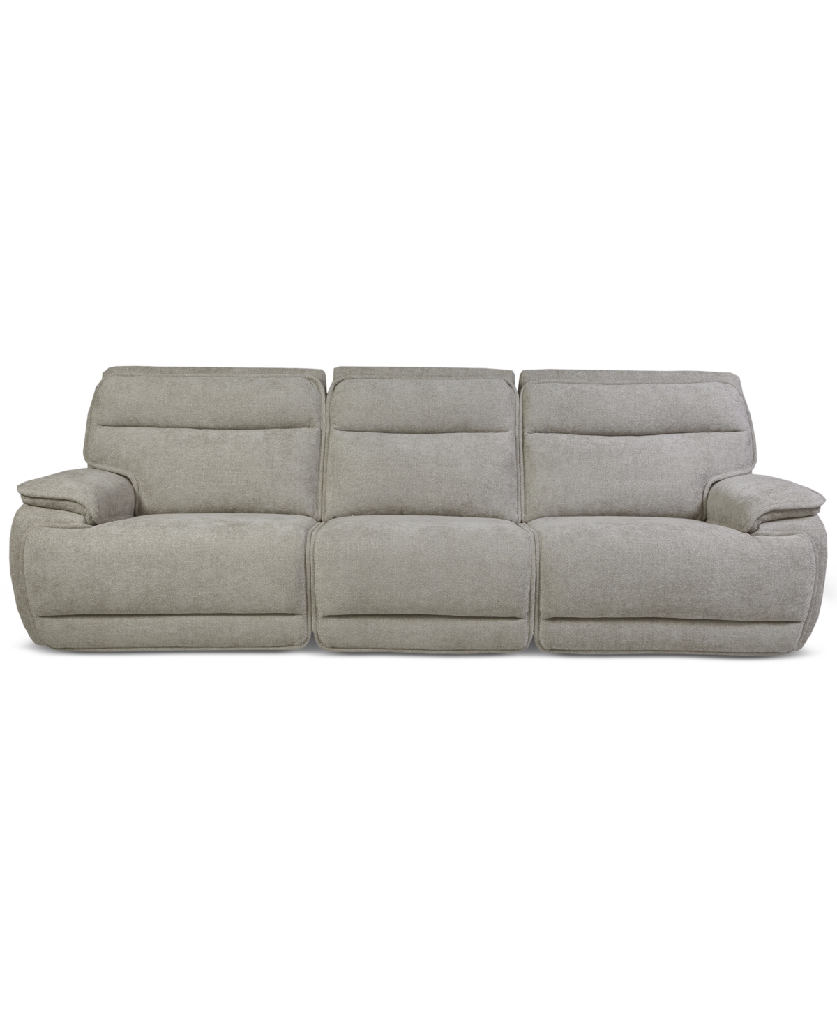 Macy's Ozryn 3-pc. Fabric Sofa With 2 Power Motion Chairs, Exclusively At  In Gray