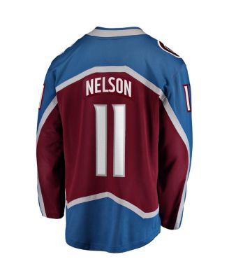 Men's Brock Nelson Burgundy Colorado Avalanche Home Breakaway Jersey