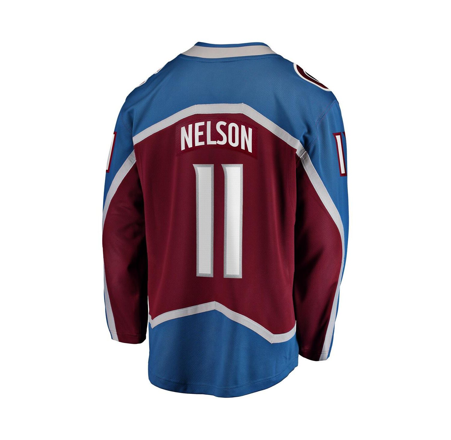 Men's Brock Nelson Burgundy Colorado Avalanche Home Breakaway Jersey