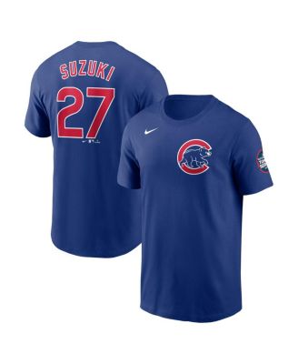 Nike - Men's Seiya Suzuki Royal Chicago Cubs 2025 MLB World Tour: Tokyo Series Name Number T-Shirt