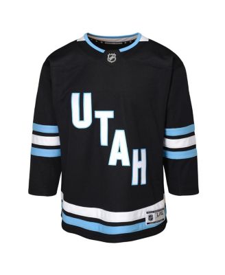 Big Boys and Girls Black Utah Hockey Club Home Premier Jersey