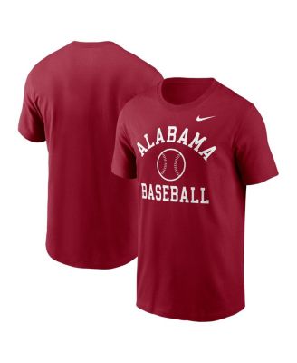 Nike - Men's Crimson Alabama Crimson Tide Essential Baseball Arch T-Shirt