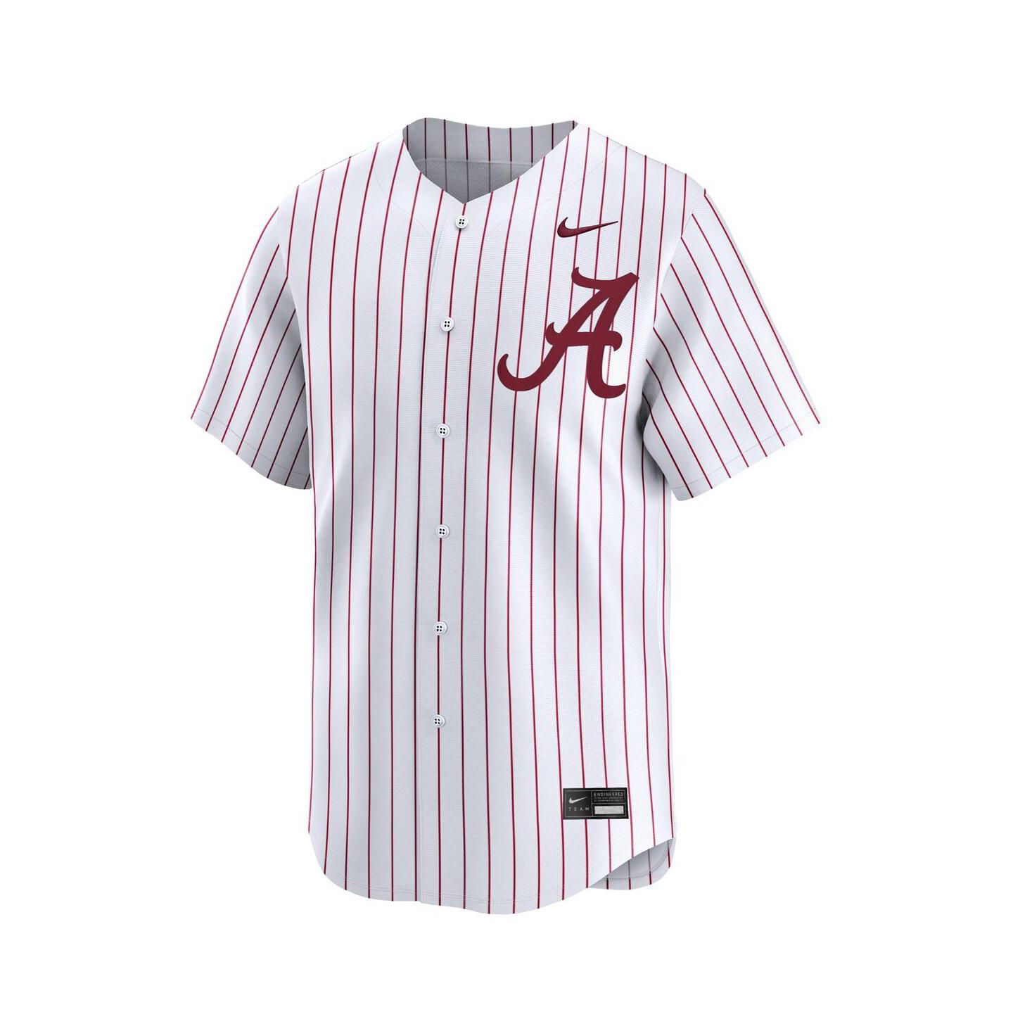 Мужской топ Nike White Alabama Crimson Tide College Limited Baseball Jersey — фото 3