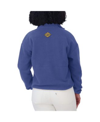 Women's Royal Buffalo Sabres Polar Fleece Half-Zip Jacket