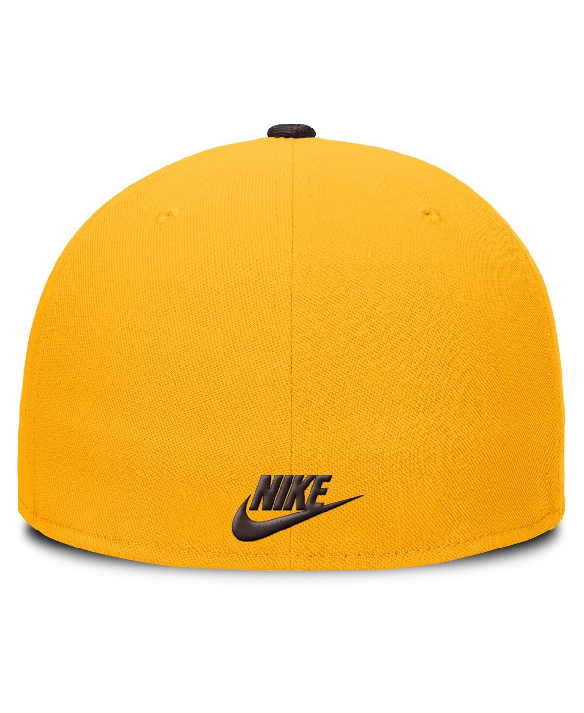 Nike Men's Gold San Diego Padres True Performance Fitted Hat In Gold