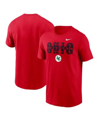 Nike - Men's Scarlet Ohio State Buckeyes Campus Local T-Shirt