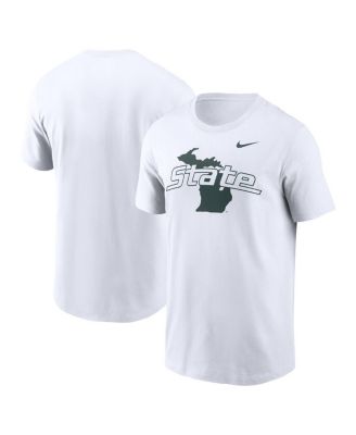 Nike - Men's White Michigan State Spartans Campus Local T-Shirt