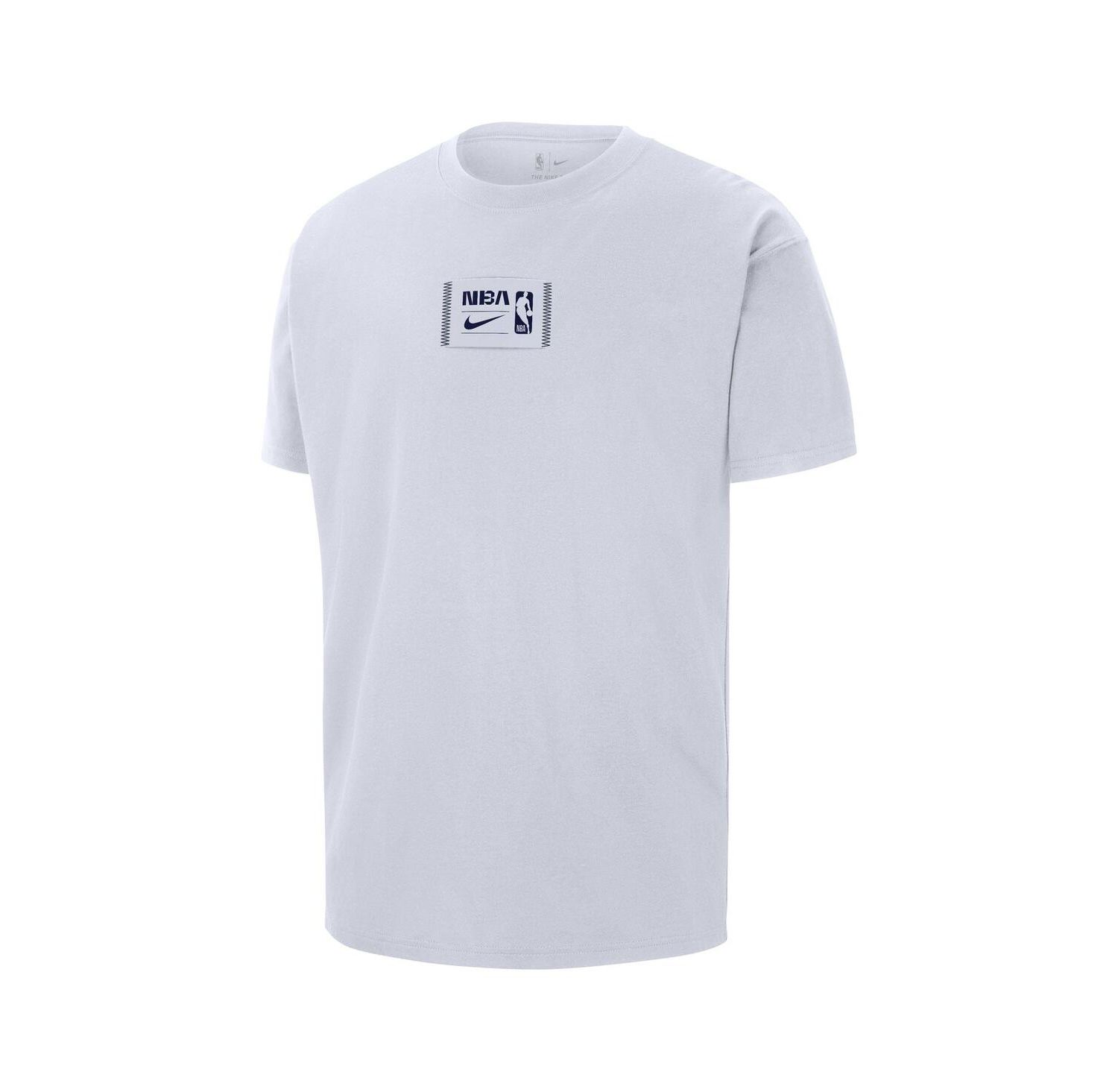 Men's White NBA All World Hoops Max90 Oversized T-Shirt