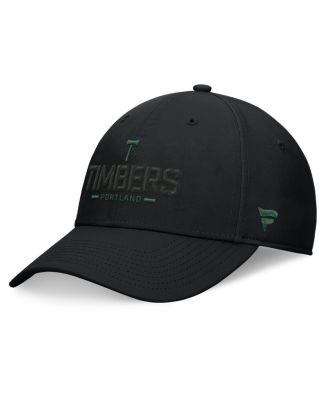 Fanatics - Men's Black Portland Timbers Stealth Flex Hat