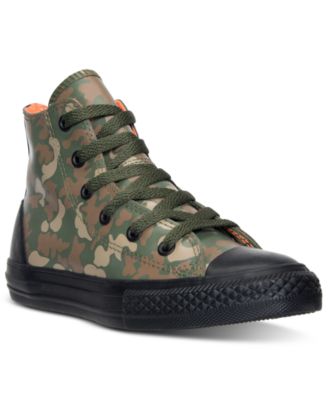 Converse Little Boys Chuck Taylor All Star Hi Rubber Camo Casual Sneakers from Finish Line Macy s