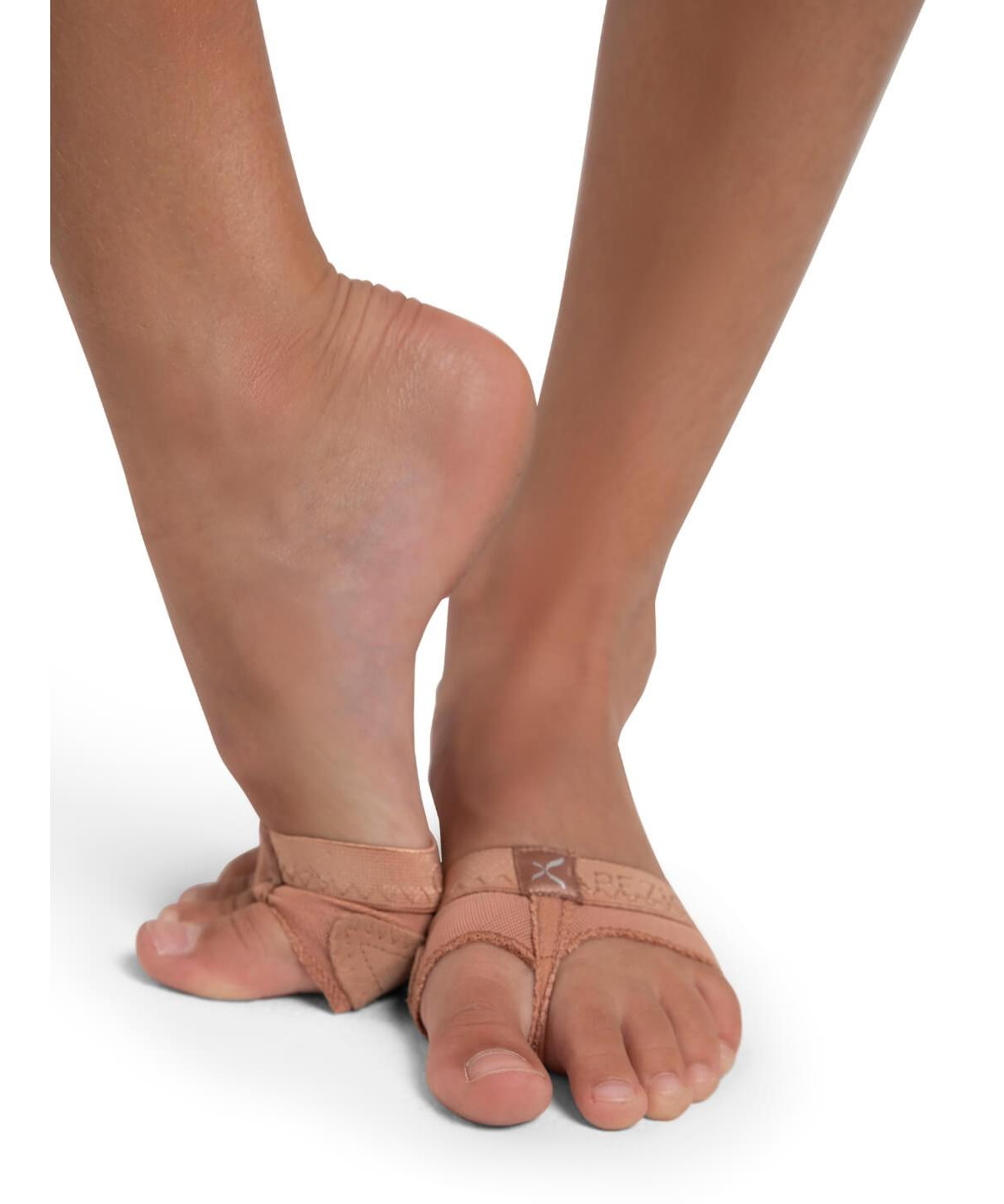 Women's footUndeez Socks - Light suntan