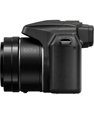 LUMIX FZ80D Point & Shoot Digital Camera, Bundle with 64GB SD Card, Bag, Extra Battery, Flexible Tripod, Mini LED Light, Filter Kit