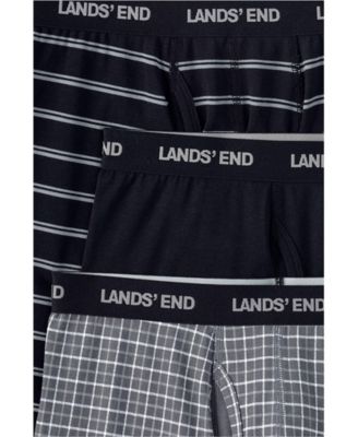 Мужские комфортные трикотажные боксеры Lands End Lands End Mens, 3 упаковки