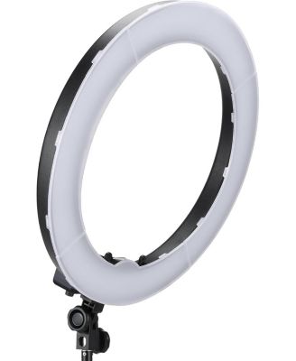 55W 18"/45cm Ring Light Kit New Version, 5600K 0-100% Dimming LED Selfie Light with Light Stand and Phone Holder for Makeup Lash Tattoo Barber Vlog Studio Video Photography Lighting, RL-18