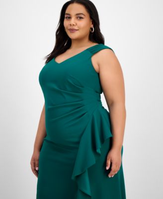 Вечернее платье с оборками Alex Evenings Plus размера плюс