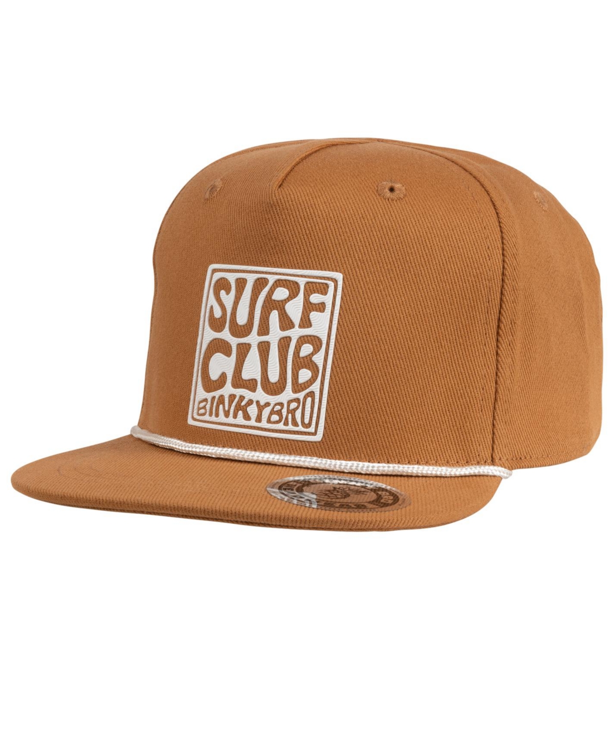 Men's Surf Club Snapback Hat - Brown