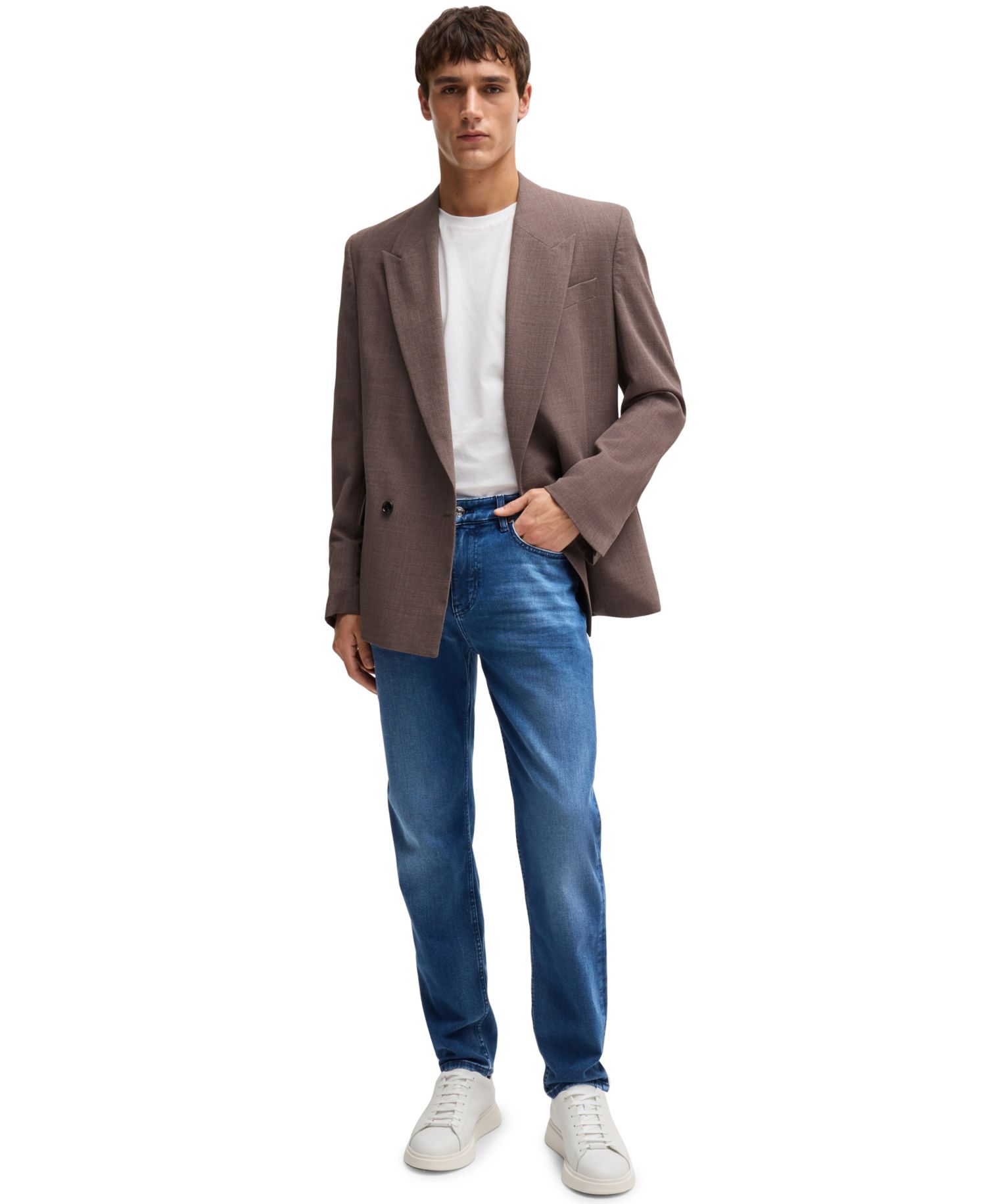 Men's Soft-Touch Denim Regular-Fit Jeans